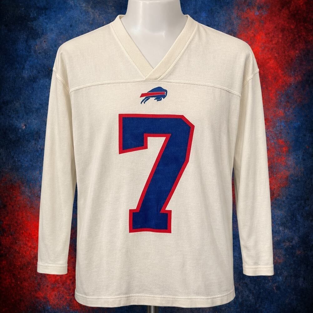 VTG Buffalo Bills Doug Flutie 7 Pro Player Shirt XL